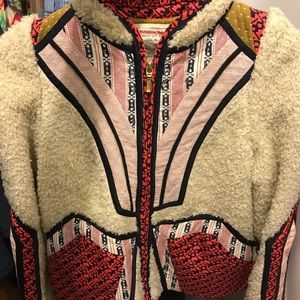 Anthropologie sheepskin jacket